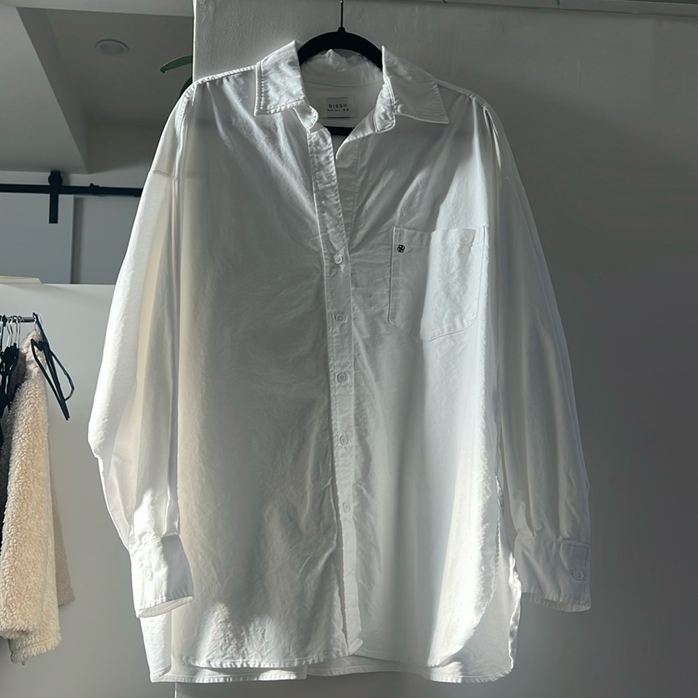 Dissh rhea oversized cotton shirt size 6